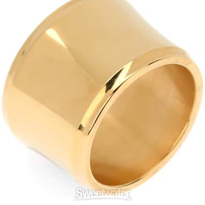JodyJazz AS1 Power Ring Ligature with Cap for Hard Rubber Alto Saxophone Mouthpiece - Gold (JJASRMPRGCapd2) image 5