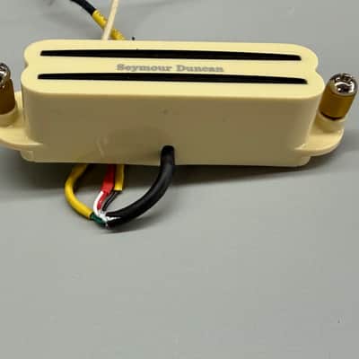 Seymour Duncan SHR-1b Hot Rails Strat Bridge Pickup 2010s - Cream image 3