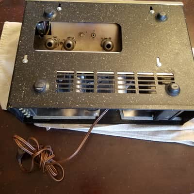 Sherwood Original S1000 Integrated hifi 6L6 mono tube amp Rare 1950s - cream gold speckled black image 3