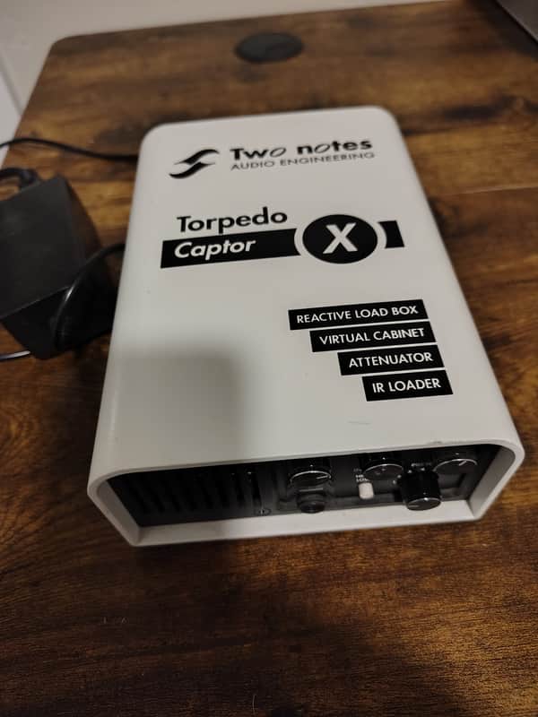 Two Notes Torpedo Captor X 8ohm Stereo Reactive Load Box / Attenuator 2020 - White image 1