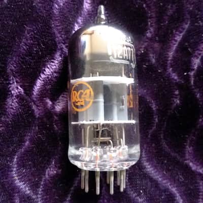 Vintage RCA 12AT7 Preamp Tube Grey Plate ECC81 NOS image 4