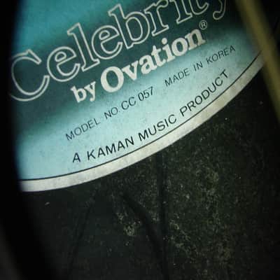 Ovation Celebrity CC057 Super Shallow-Bowl Acoustic/Electric Guitar image 8