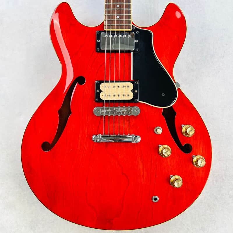 1977 Yamaha SA-700 Super Axe Transparent Red