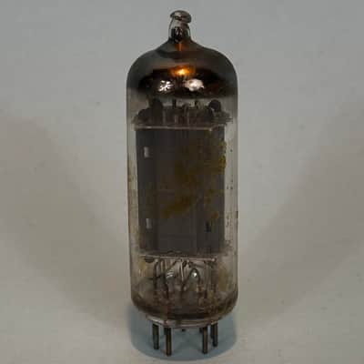 RCA 6CG7 6FQ7 Vintage Gray Plate Halo Getter Tube! T424 image 3