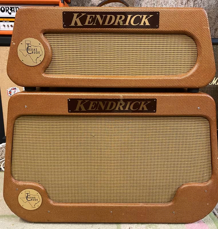 Kendrick Texas crude spindle top 100w amp 90s - Lacquered tweed image 1