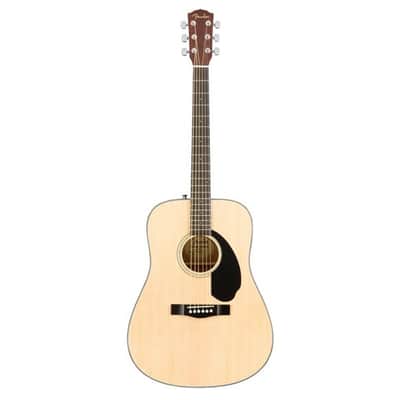 Fender CD60S Solid Top Dreadnought Acoustic Guitar - Natural image 2