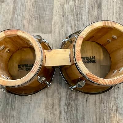 Union UB-1 One Earth 2-Tone Wood Bongos 6" & 7" image 5