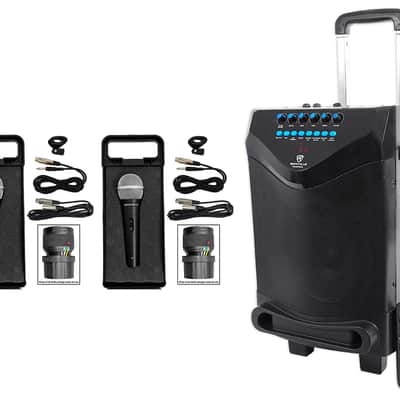 Rockville 8" Portable YouTube Bluetooth Karaoke Machine/System+(3) Microphones image 18