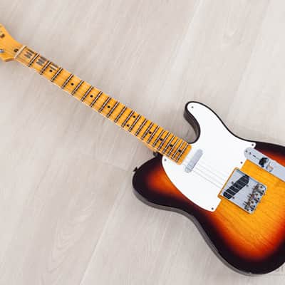 Fender Custom Shop '58 Telecaster Journeyman Relic Sunburst w/ V Neck, Figured Ash Body image 10