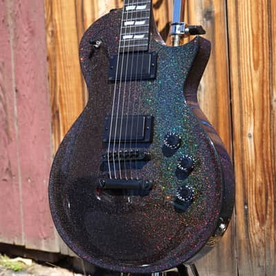 ESP USA Eclipse Black Holo 6-String Electric Guitar w/ Black Tolex Hard Case image 9