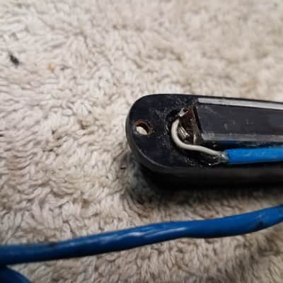 Joe Barden S Deluxe Strat pickups set of 3 1990's blue leads image 6