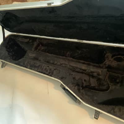 1980's Charvel Jackson Model Series Grey Chainsaw Bass Guitar Case image 24