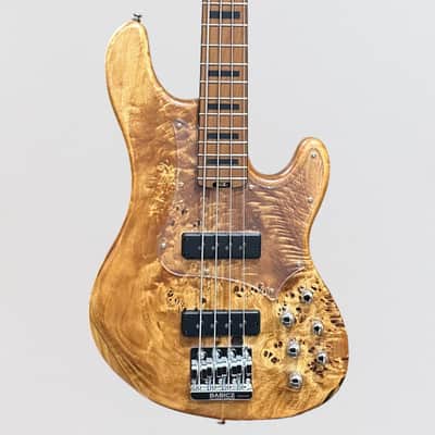 Cort GB-Modern 4 String Electric Bass Guitar - Open Pore Vintage Natural image 1