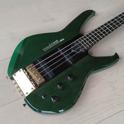 Washburn Status S1000 S70 1989/91 Translucent Green headless image 1