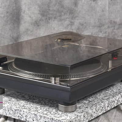 Technics SL-1200MK4 Black direct drive DJ turntable in Excellent Condition image 1