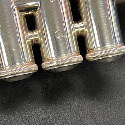 Silver Plated Vincent Bach 229 Large Bore ‘C’ Trumpet 25H Lead Pipe image 6
