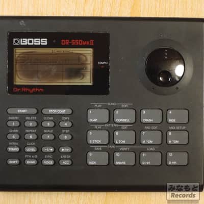 Boss DR-550 MkII Dr. Rhythm Black stain on the LCD, but otherwise it's fine. image 3