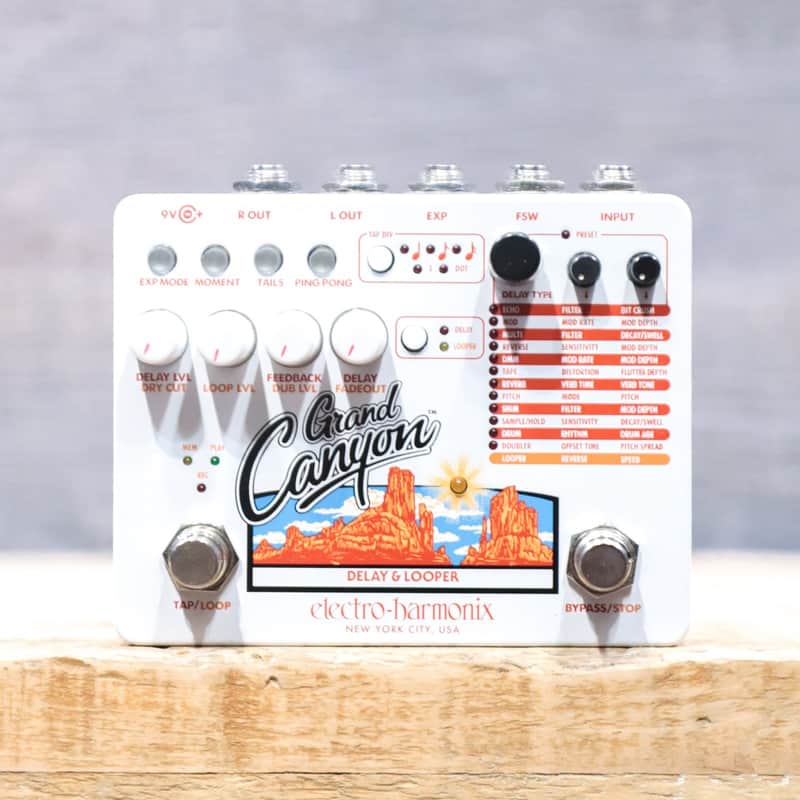 Electro-Harmonix Grand Canyon Delay & Looper 12-Effect Types Effect Pedal image 1