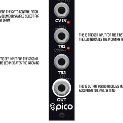 Erica Synths Pico Drums 2014 - Present - Black image 6