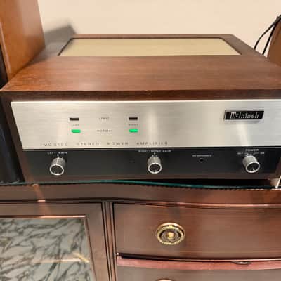 McIntosh MC2120 120-Watt Stereo Solid State Power Amplifier 1976 - 1982 - Aluminum image 4