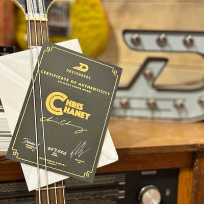 Duesenberg | Alliance Chris Chaney Bass | Distressed Black | 2025 | Relic image 3