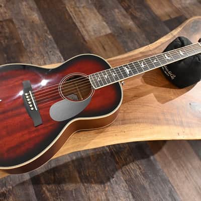 Immagine PRS SE P20E Parlor Acoustic Guitar Fire Red Burst #110 - 17