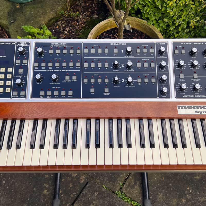 1982 Moog Memorymoog Wood & Brushed/Anodised Aluminium