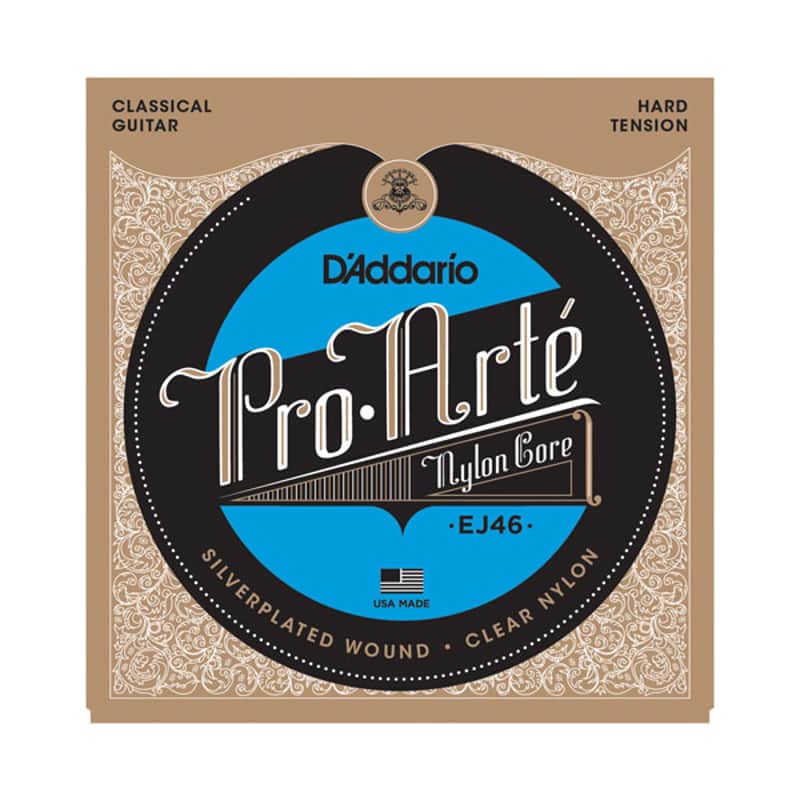D'Addario EJ46 Pro-Arte Nylon Classical Guitar Strings, Hard Tension image 1