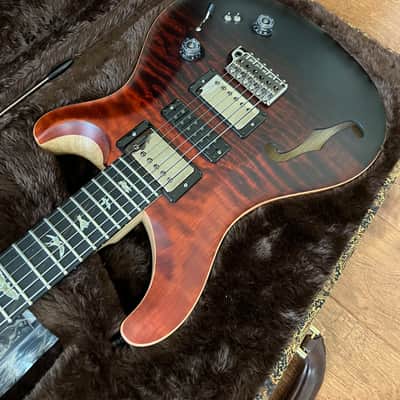PRS Wood Library Special 22 2019 - Paul Reed Smith Fire Fade Korina Ebony Board image 8
