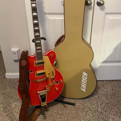 Gretsch G5422TG Electromatic Classic 2022 - Orange Stain w/Gretsch Tweed Hard Shell Case - FREE shipping image 1