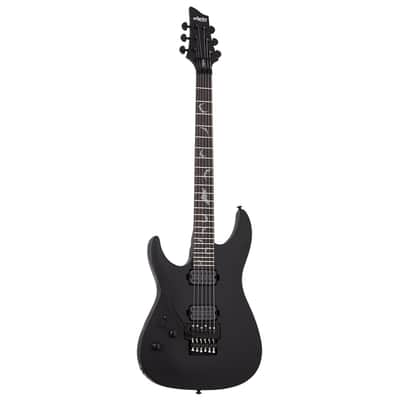 Schecter Damien-6 FR Left Handed Electric Guitar - Satin Black - Open Box image 2