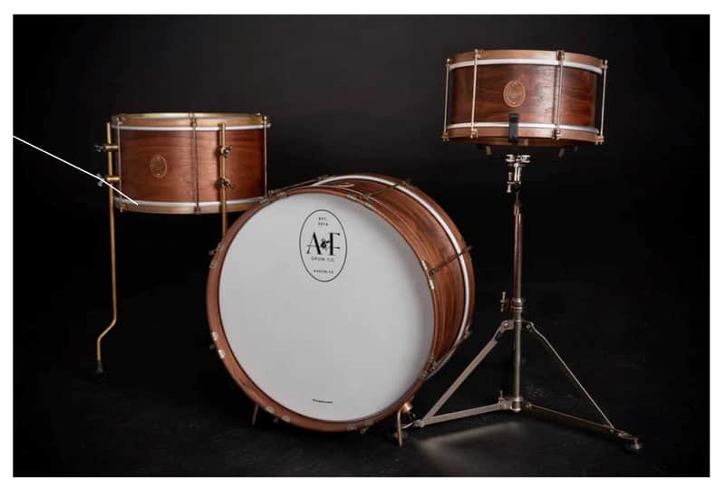 A&F Drum Co. Single Tension Walnut 2023 - Natural image 1