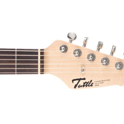 Tuttle Tuned S Green Sparkle Electric Guitar #680 image 4