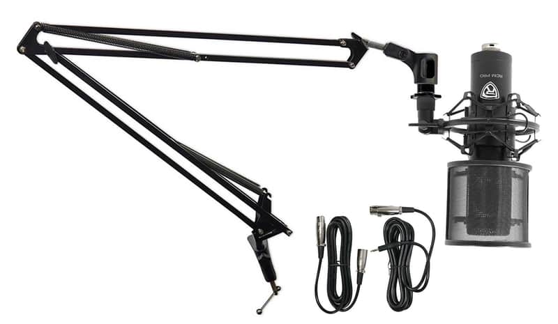 Rockville RCM PRO Studio/Recording Podcast Condenser Microphone + 40” Boom Arm image 1