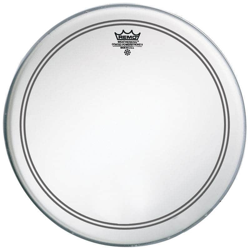 Remo 20" Powerstroke P3 Coated Bass Drum Head with Falam Patch image 1