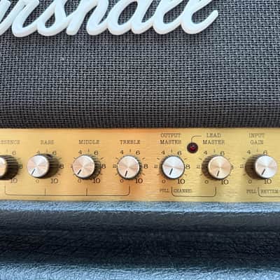 Marshall JCM Slash Signature 2555SL 2-Channel 100-Watt Guitar Amp Head 1996 - 1997 - Black + Original Cabinet image 5