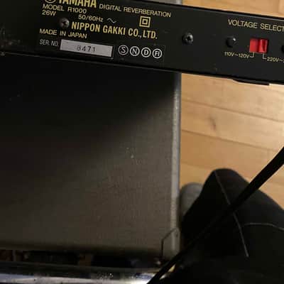Yamaha R1000 Digital Reverberation 1980s - Black image 7