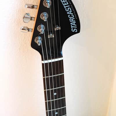 Starcaster by Fender Strat 2009 with Fender Gig Bag - SSH - Black with Matching Headstock image 12