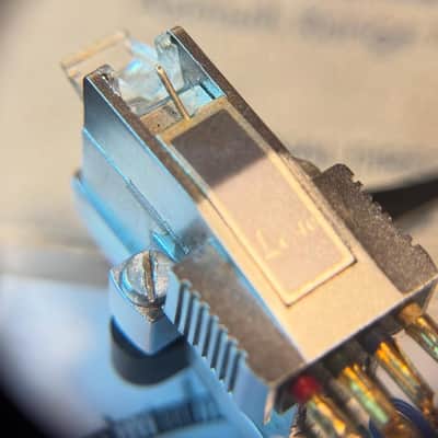 Micro Seiki LC-40 Low Output MC Cartridge & Audio Technica D-7 Silver Headshell image 2