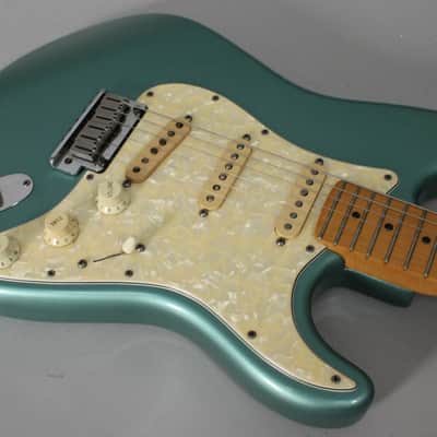 1997 Fender American Standard Stratocaster Teal Green Metallic Finish w/OHSC image 9