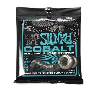 Ernie Ball 2726 Cobalt Not Even Slinky Electric Guitar Strings, .012 - .056