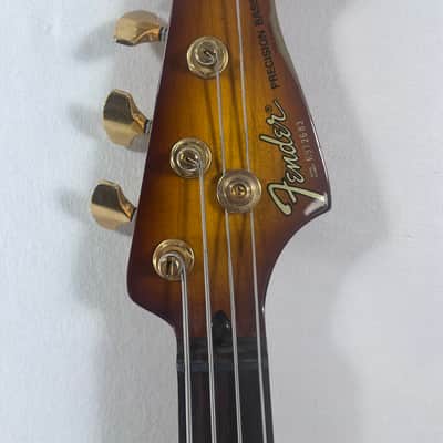 Fender Lyte precision bass 1989-1990 - Honey burst image 4
