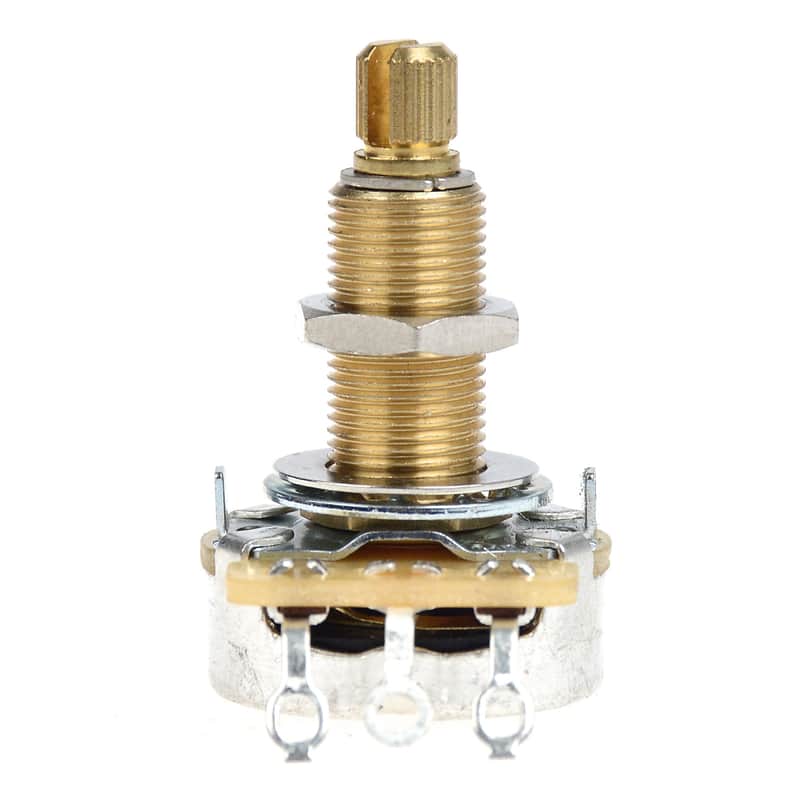 Gibson PPAT-500 500K Audio Taper Long Shaft Volume/Tone Potentiometer image 1