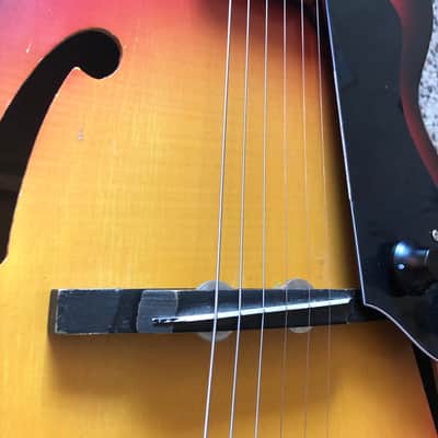 ‘81 Orfeus Gypson vintage Jazz hollowbody guitar image 7