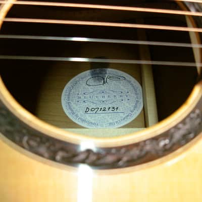 Blueberry Handmade Dreadnought Acoustic Guitar Lobster Motif - Built to Order image 5