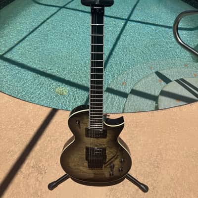 ESP - E-II Eclipse Fanatic's Run Floyd Rose 2017 - Killerburst Black Gloss image 6