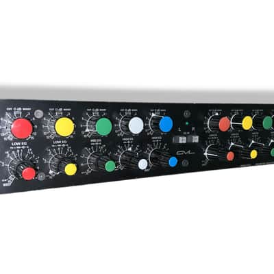 c.1999 George Massenburg GML Model 8200 Series II Parametric Equalizer Populated Faceplate Face Panel Assembly Clarostat *Spare Parts-Repair image 2