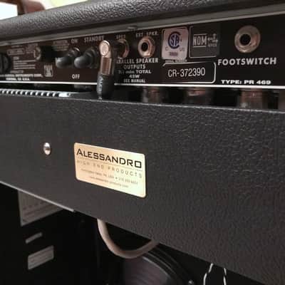 Fender Alessandro Handwired Fender '65 Super Reverb Reissue 2015 Black image 16