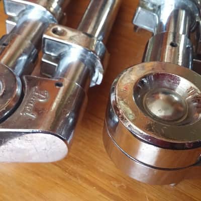 VINTAGE Pearl Tom Mount Arms  80s PAIR 4 MEMORY LOCKS All Original image 11