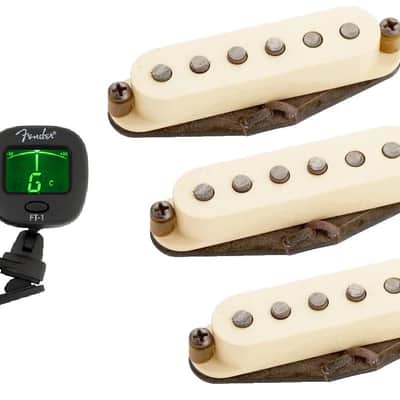Lindy Fralin Vintage Hot TALL-G Strat Set (Yellow) [Reliable